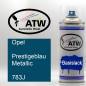 Preview: Opel, Prestigeblau Metallic, 783J: 400ml Sprühdose, von ATW Autoteile West.